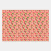 Happy Birthday Party Strawberry Fruchtsommer Geschenkpapier Set (Vorderseite 2)