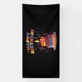 Happy Birthday Party Themes liefert Banner (Vertikal)