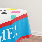 Happy Birthday Party Time Polka Dots Tischdecke (Beispiel)