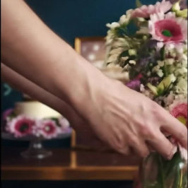 Happy Birthday Party Wood Mason Jar Lights Willkom Poster