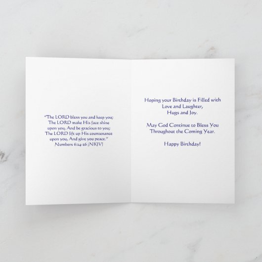 Happy Birthday PASTOR - SG Card Karte (Innenseite)