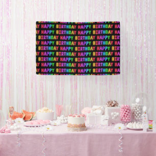 Happy Birthday Pattern Banner