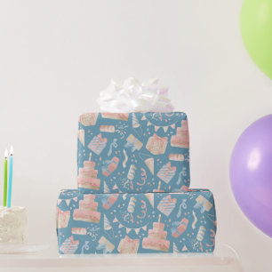 Happy Birthday Pattern Geschenkpapier