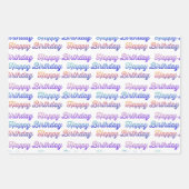 Happy Birthday Pattern Geschenkpapier Set (Vorderseite 3)
