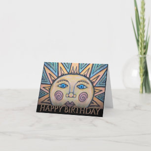 Happy Birthday Peace Card Feiertagskarte