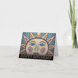 Happy Birthday Peace Card Feiertagskarte