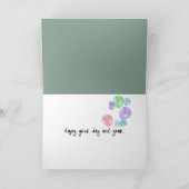 Happy Birthday Pelican Karte (Innenseite)