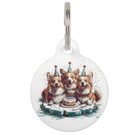 Happy Birthday Pembroke Welsh Corgi Hunde Haustiermarke