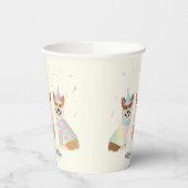 Happy Birthday Pembroke Welsh Corgi Hunde Pappbecher (Links)