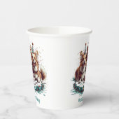 Happy Birthday Pembroke Welsh Corgi Hunde Pappbecher (Links)