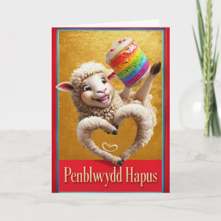 Happy Birthday Penblwydd Hapus Karte