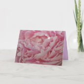 Happy Birthday Peony Card Karte (Rückseite)