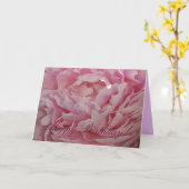 Happy Birthday Peony Card Karte (Gelbe Blume)