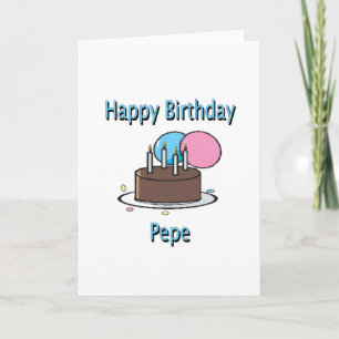 Happy Birthday Pepe French Opa Birthday Design Karte