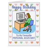 Happy Birthday Personal Assistant (Vorne)