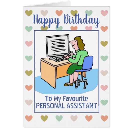 Happy Birthday Personal Assistant (Vorne)