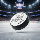 Happy Birthday Personalisiert Eishockey Puck