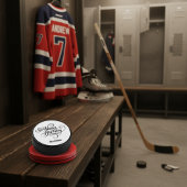 Happy Birthday Personalisiert Eishockey Puck