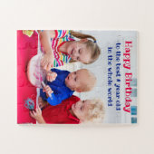 Happy Birthday Personalisiert Kids Foto Puzzle (Horizontal)