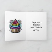 Happy Birthday Personalisiert LGBTQIA+ Karte (Innenseite)