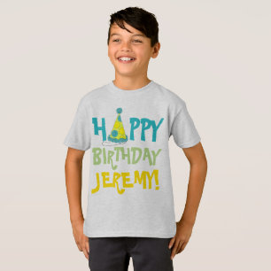 Happy Birthday Personalisiert Polka Dot Party Hat T-Shirt