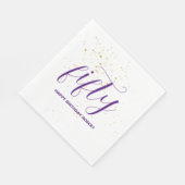 Happy Birthday Personalisiert Serviette (Ecke)