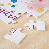 Happy Birthday Personalisiert Whimsical Cat Puzzle (Seite)