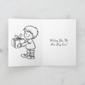 Happy Birthday Personalisierte und farbige Seite Karte (Innenseite)