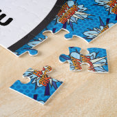 HAPPY BIRTHDAY Personalisiertes Comic Pop Kunst Puzzle (Seite)
