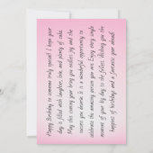 Happy Birthday Personalize Custom card Einladung (Rückseite)