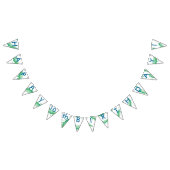 Happy Birthday Personalize for Year oder beliebige Wimpelkette (Alle)