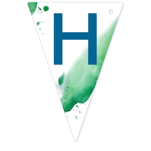 Happy Birthday Personalize for Year oder beliebige Wimpelkette (Erste Fahne)