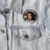 Happy Birthday Personalized Face Pins Birthday Button (Beispiel)