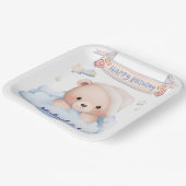 Happy Birthday Personalized Paper Plate Pappteller (Gewinkelt)