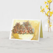 Happy Birthday Pflanze Friend Sukkulentes Sonnenli Karte (Gelbe Blume)