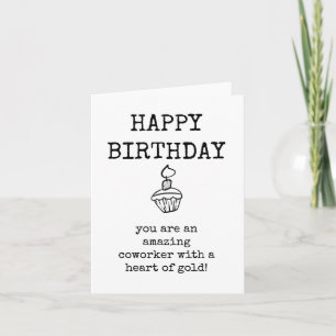 Happy Birthday Phantastisch Coworker Card Karte