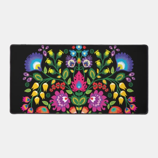 Happy Birthday Phantastische polnische Folk Wycina Schreibtischunterlage (Vorderseite)