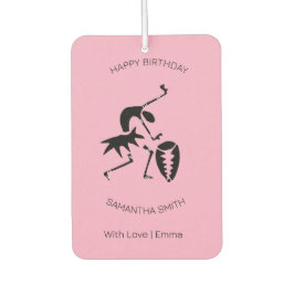 Happy Birthday Phantastische Silhouette Tänzer Pin Autolufterfrischer