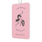 Happy Birthday Phantastische Silhouette Tänzer Pin Autolufterfrischer (Links)