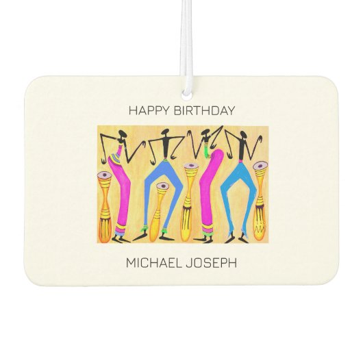 Happy Birthday, Phantastisches Party Time Happines Autolufterfrischer (Vorderseite)