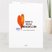 Happy Birthday Pi Card Karte (Rückseite)