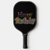 Happy Birthday Pickleball Paddle (Vorderseite)