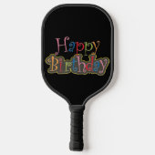 Happy Birthday Pickleball Paddle (Rückseite)