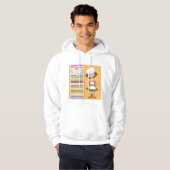 Happy Birthday Pie Mens Hoodie (Vorne ganz)
