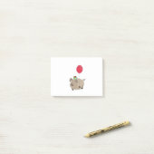 Happy Birthday Pig Post-it Klebezettel (Auf Schreibtisch)