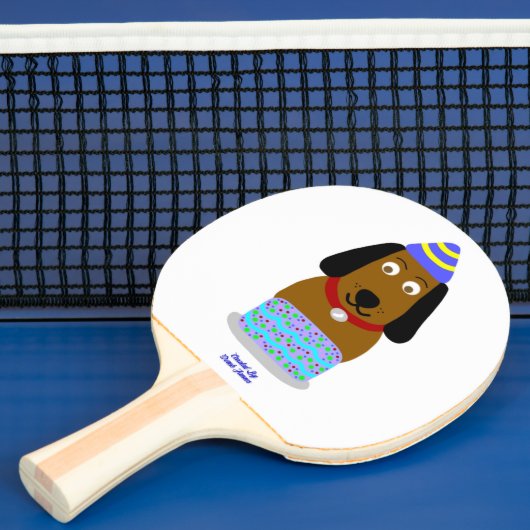 Happy Birthday Ping Pong Paddle Paddle Tischtennis Schläger (InSitu)