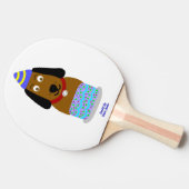 Happy Birthday Ping Pong Paddle Paddle Tischtennis Schläger (Seitenansicht)