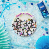 Happy Birthday Pinguin Paper Tellers Pappteller (Party)