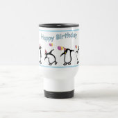 Happy Birthday Pinguin Tasse (Mittel)