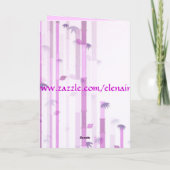 Happy Birthday Pink Card Karte (Rückseite)